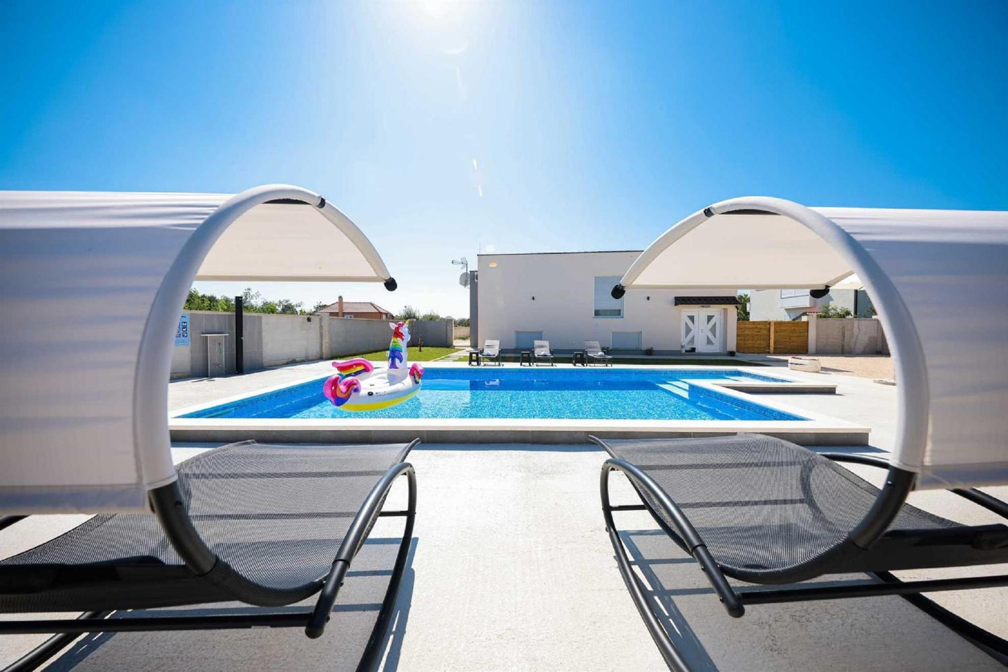 Villa Miranda With Pool Zaton (Zadar) Exterior foto