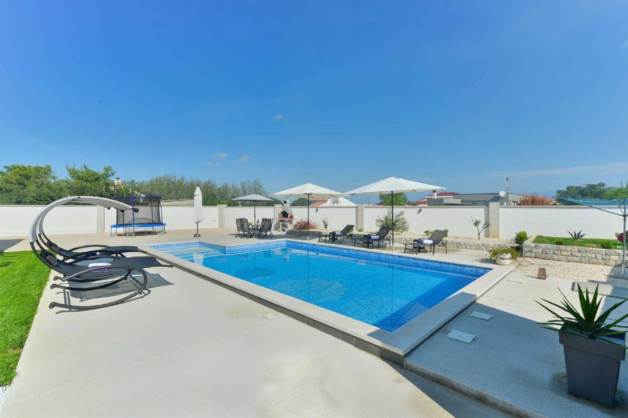 Villa Miranda With Pool Zaton (Zadar) Exterior foto