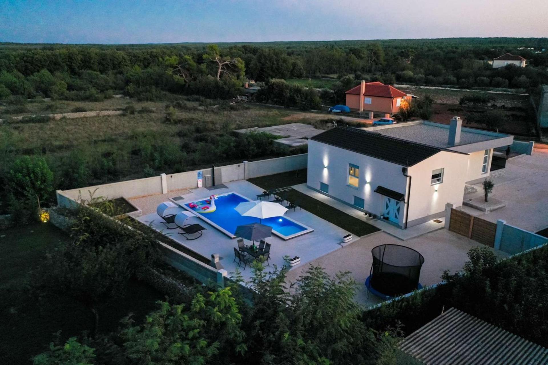 Villa Miranda With Pool Zaton (Zadar) Exterior foto